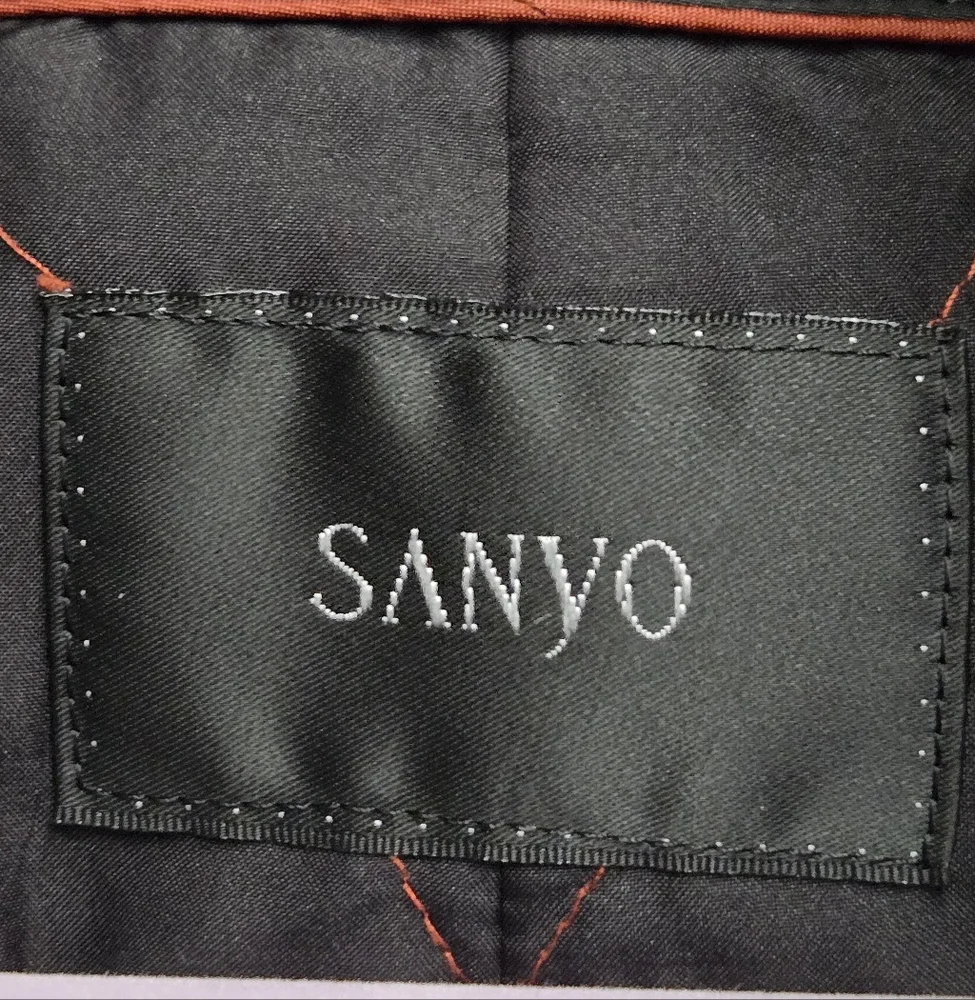Sanyo Angora Wool Silk Cashmere Car Coat Jacket Outerwear Sz Medium Bittersweet